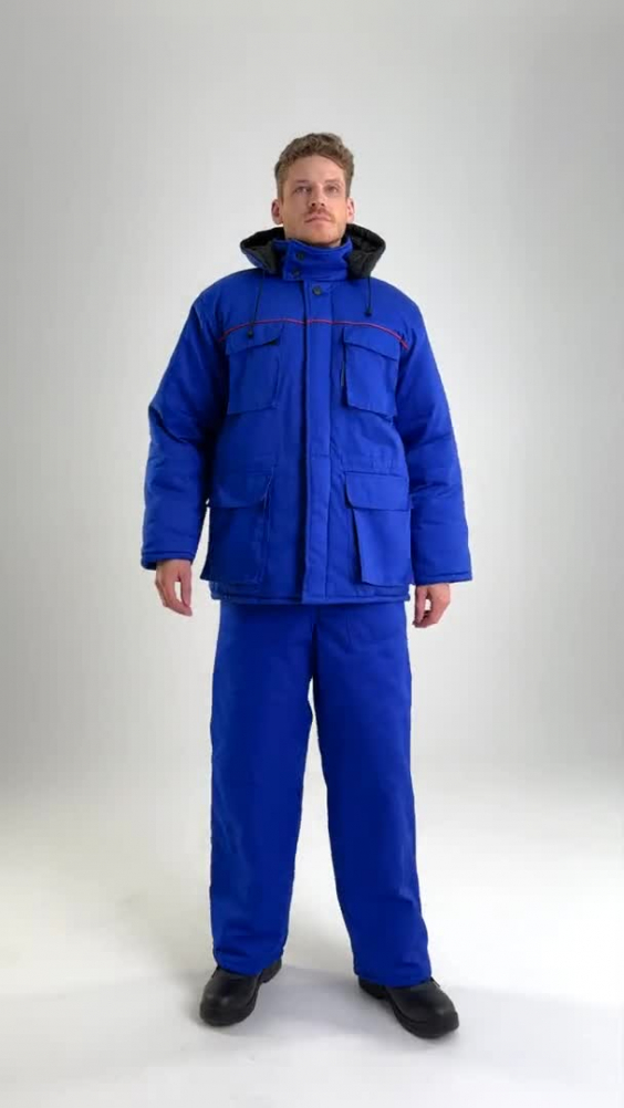 Костюм ЭКСПЕРТ-К НЬЮ утепленный василек